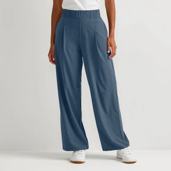 Eddie Bauer Departure High‑Rise Wide Leg Travel Pants NWT Women’s Navy XS - Picture 11 of 11